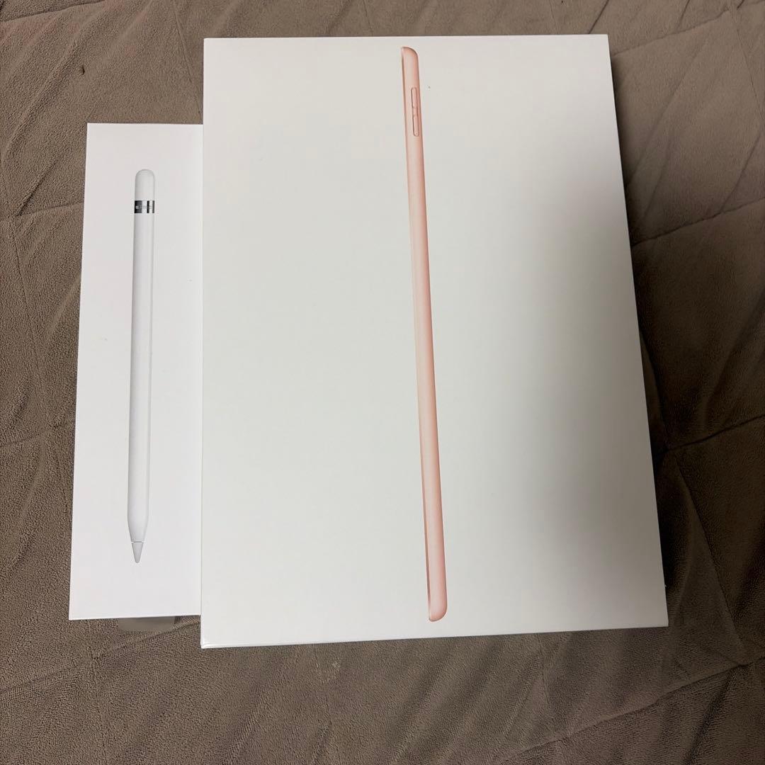 Apple iPad 第7世代ピンクゴールド Applepencil第1世代