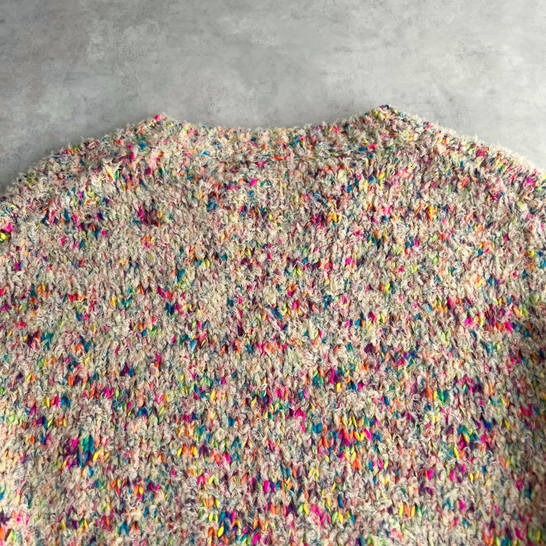 ＜6(ROKU)＞マルチスラブ クルーネック ニット