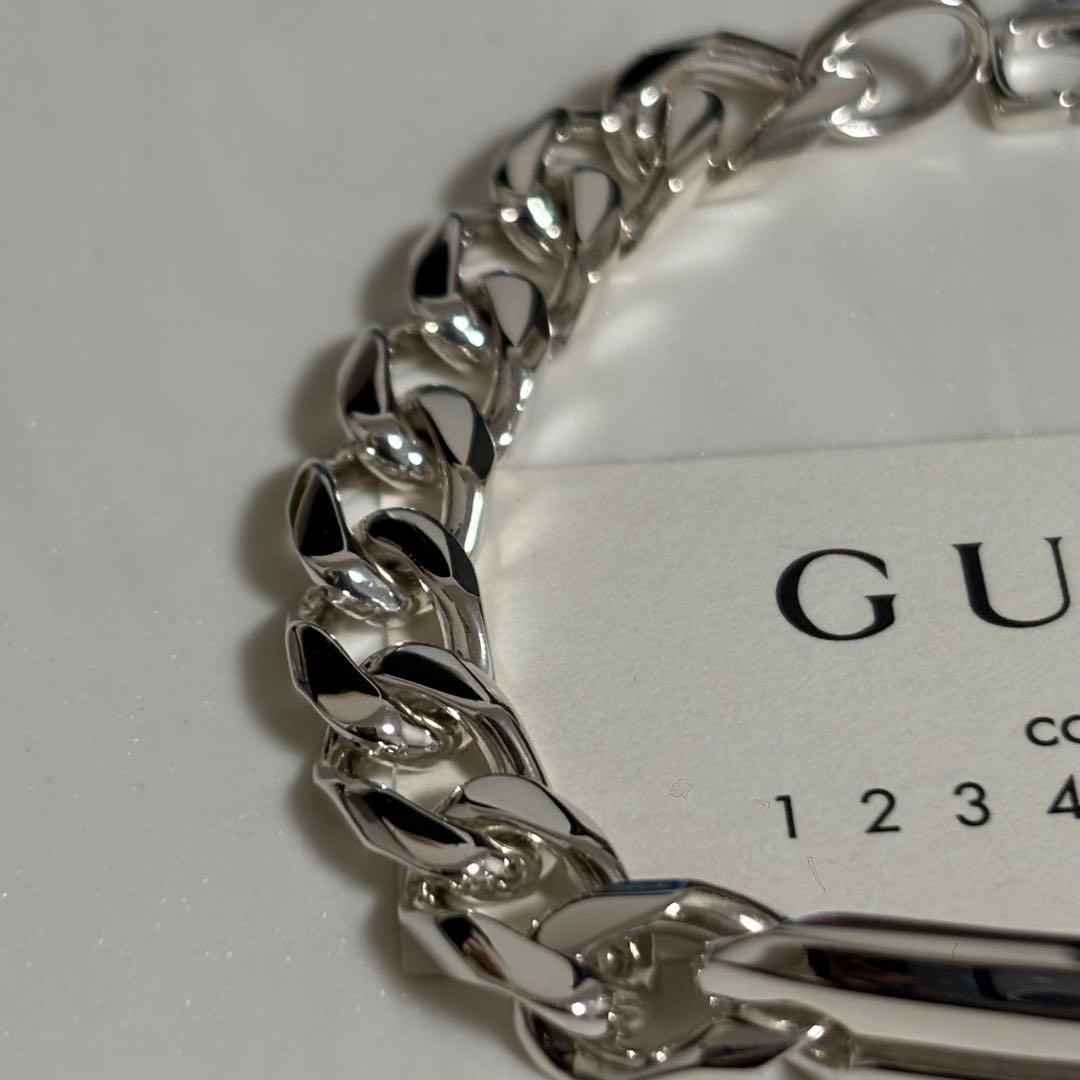 GUCCI 新品同様品【AAA 西島隆弘 着用】ノットブレスレット　刻印18