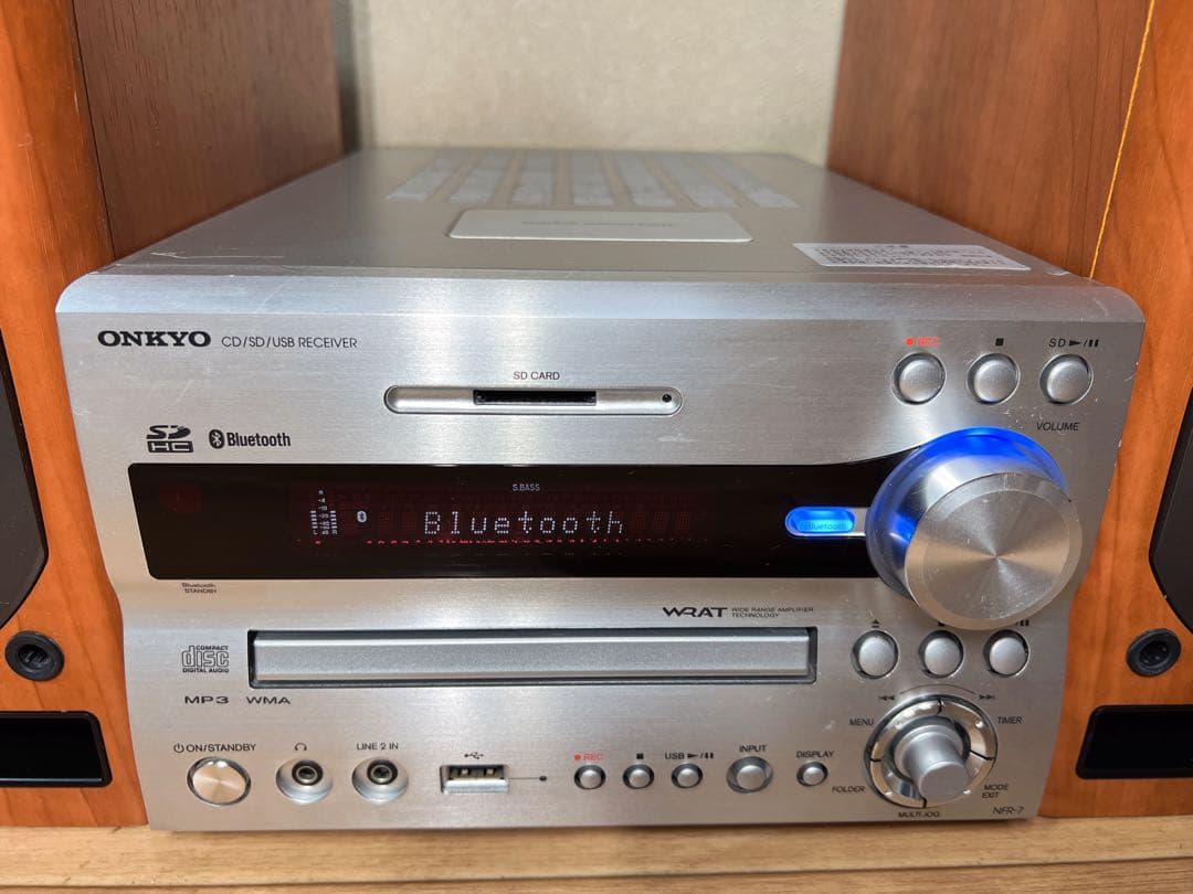 ONKYO NFR-7ミニコンポ CD/SD/USB/Bluetooth