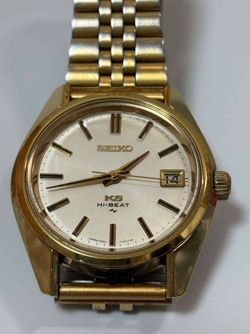 SEIKO キングセイコー 4502-7001 メンズ 手巻き HI-BEAT