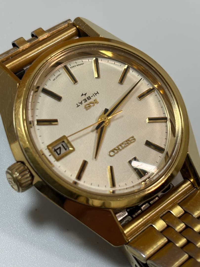 SEIKO キングセイコー 4502-7001 メンズ 手巻き HI-BEAT