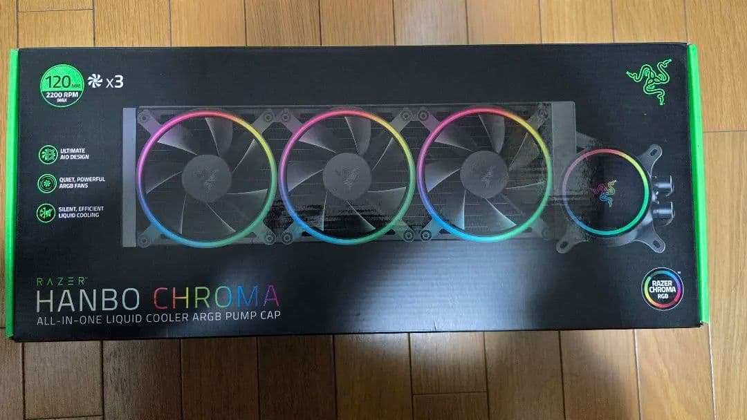 razer hanbo chroma 360mm簡易水冷 CPUクーラー