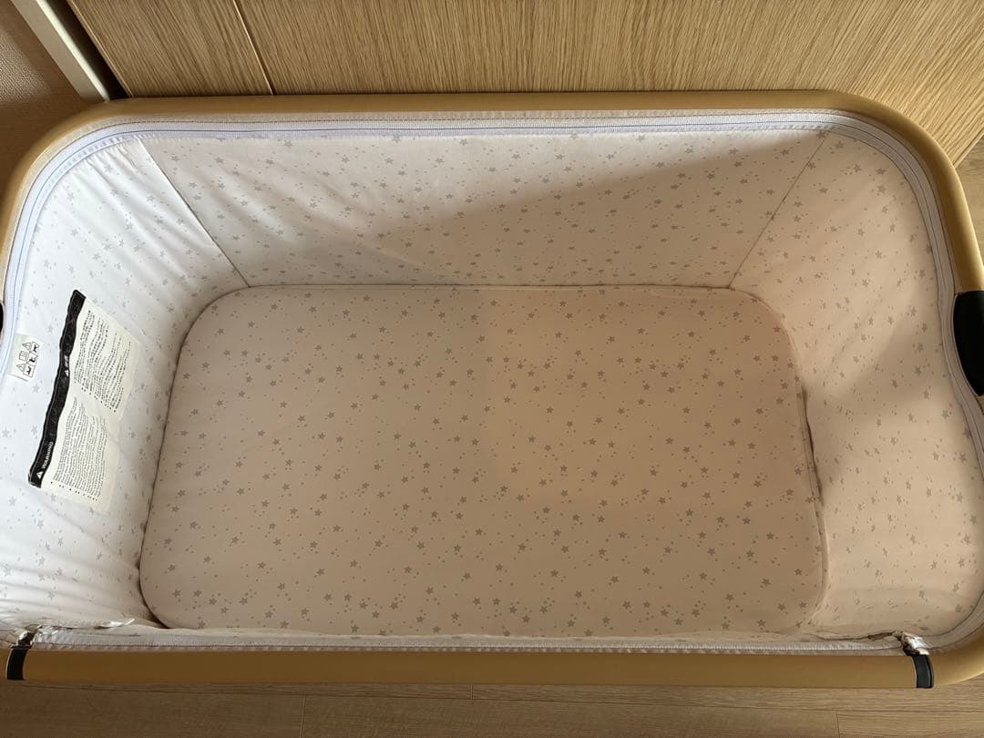 HZDMJ ベビーベッド　ベージュ