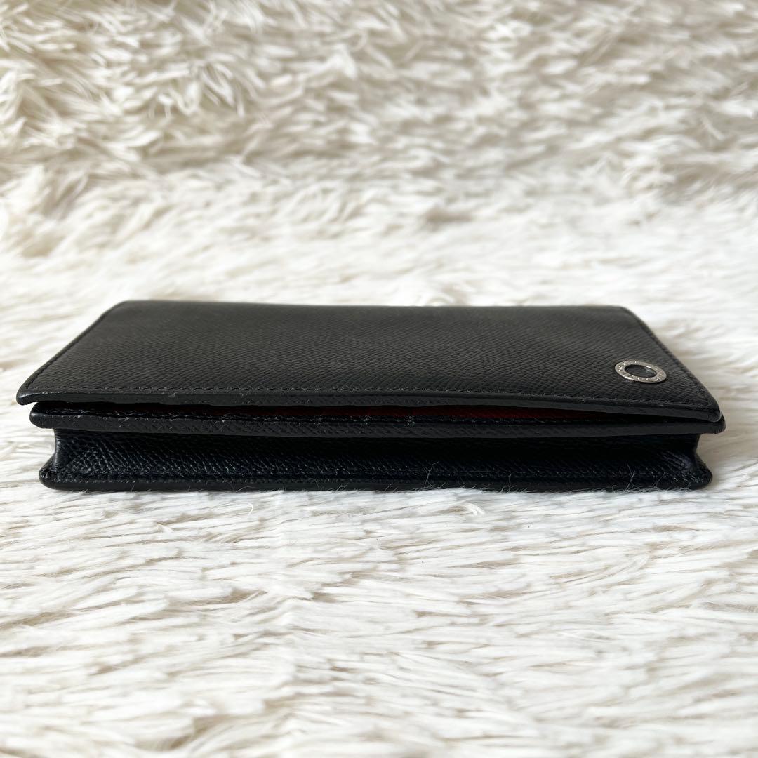 ⭐️未使用級⭐️　ブルガリ　BB Man　長財布　二つ折り　ブラック　サークル