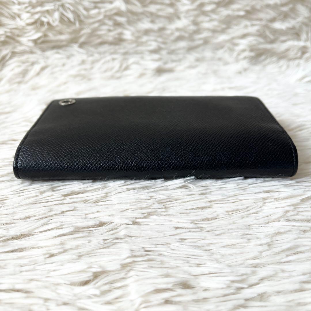 ⭐️未使用級⭐️　ブルガリ　BB Man　長財布　二つ折り　ブラック　サークル