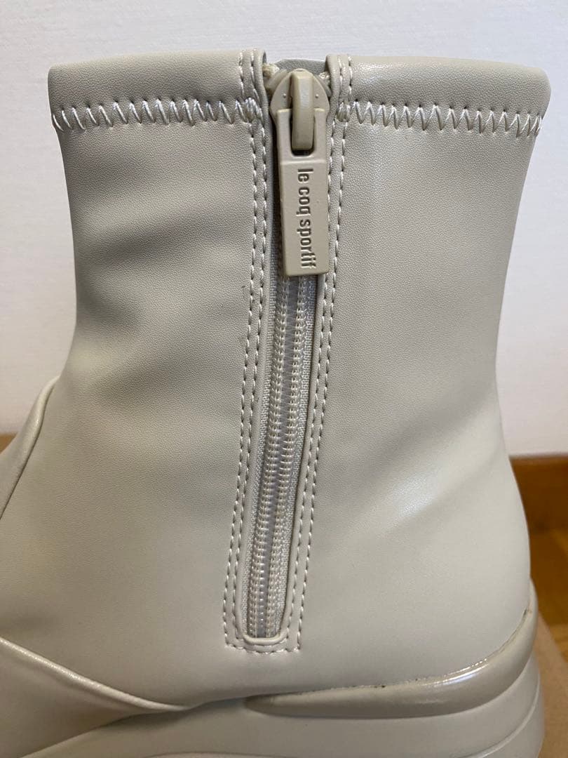 le coq sportif 防水防寒ブーツ　アンジェⅡ ミルクベージュ