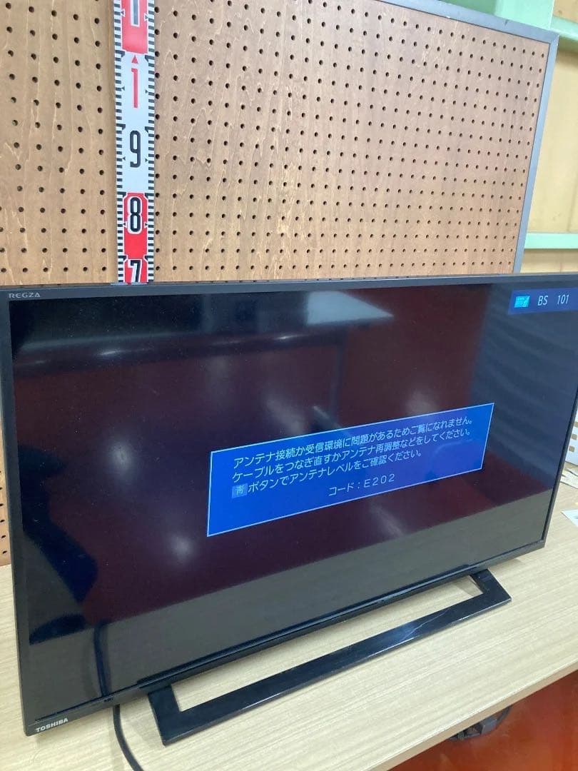 TOSHIBA 40型液晶テレビ 40S22 2019年製 リモコン付