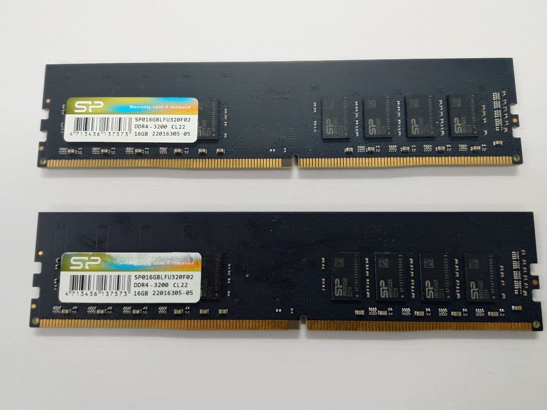 SP DDR4-3200 16×2 32GB デスクトップ用メモリ