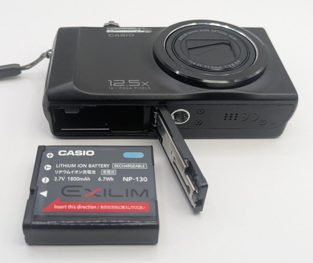 美品 CASIO EXILIM EX-H30 デジタルカメラ ブラック