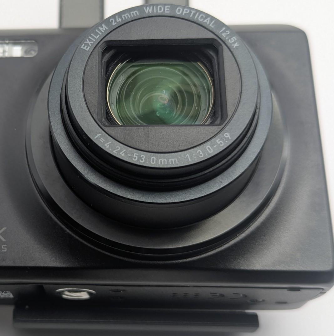 美品 CASIO EXILIM EX-H30 デジタルカメラ ブラック