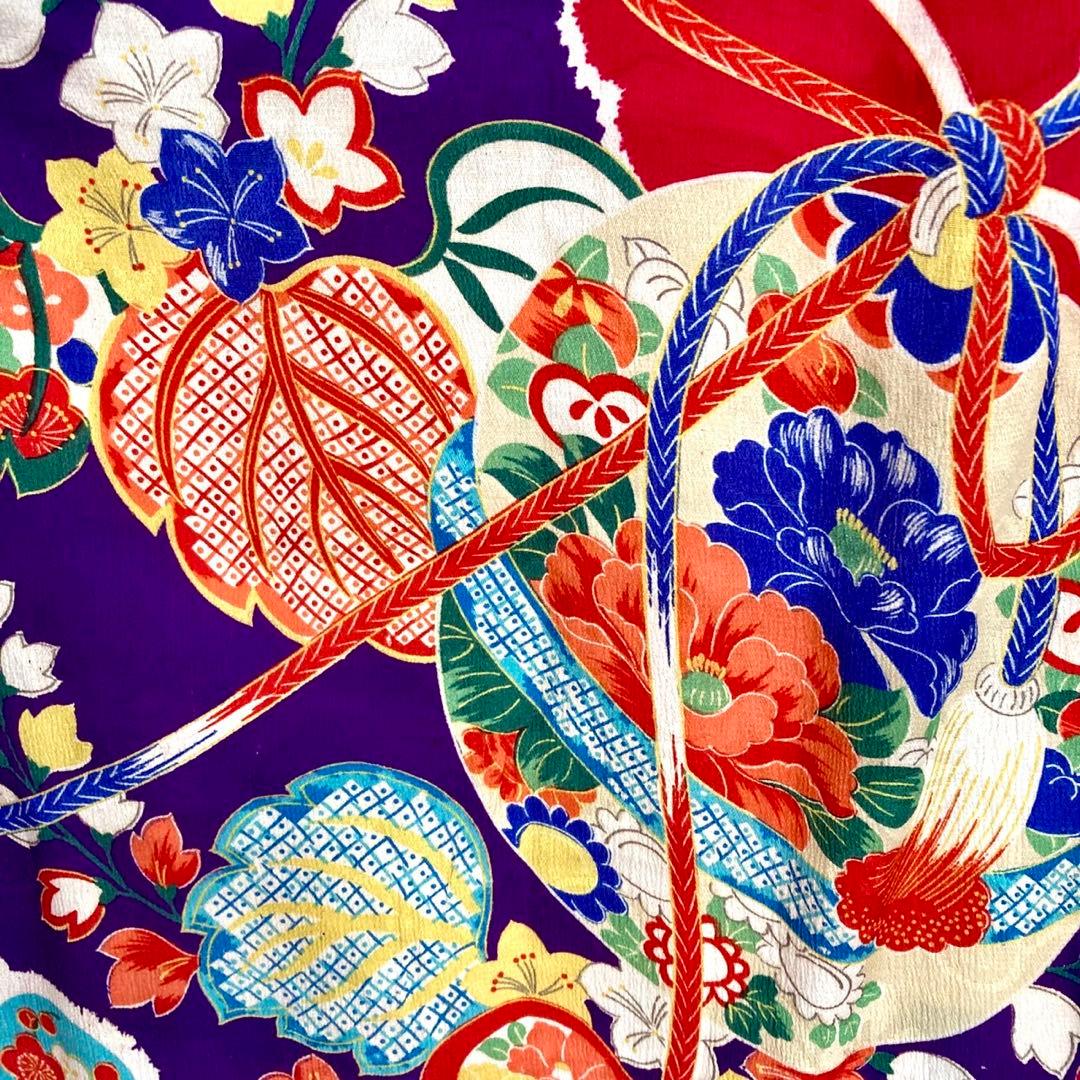 アンティーク3歳 女の子 子供着物 七五三 アンティーク着物 NO63