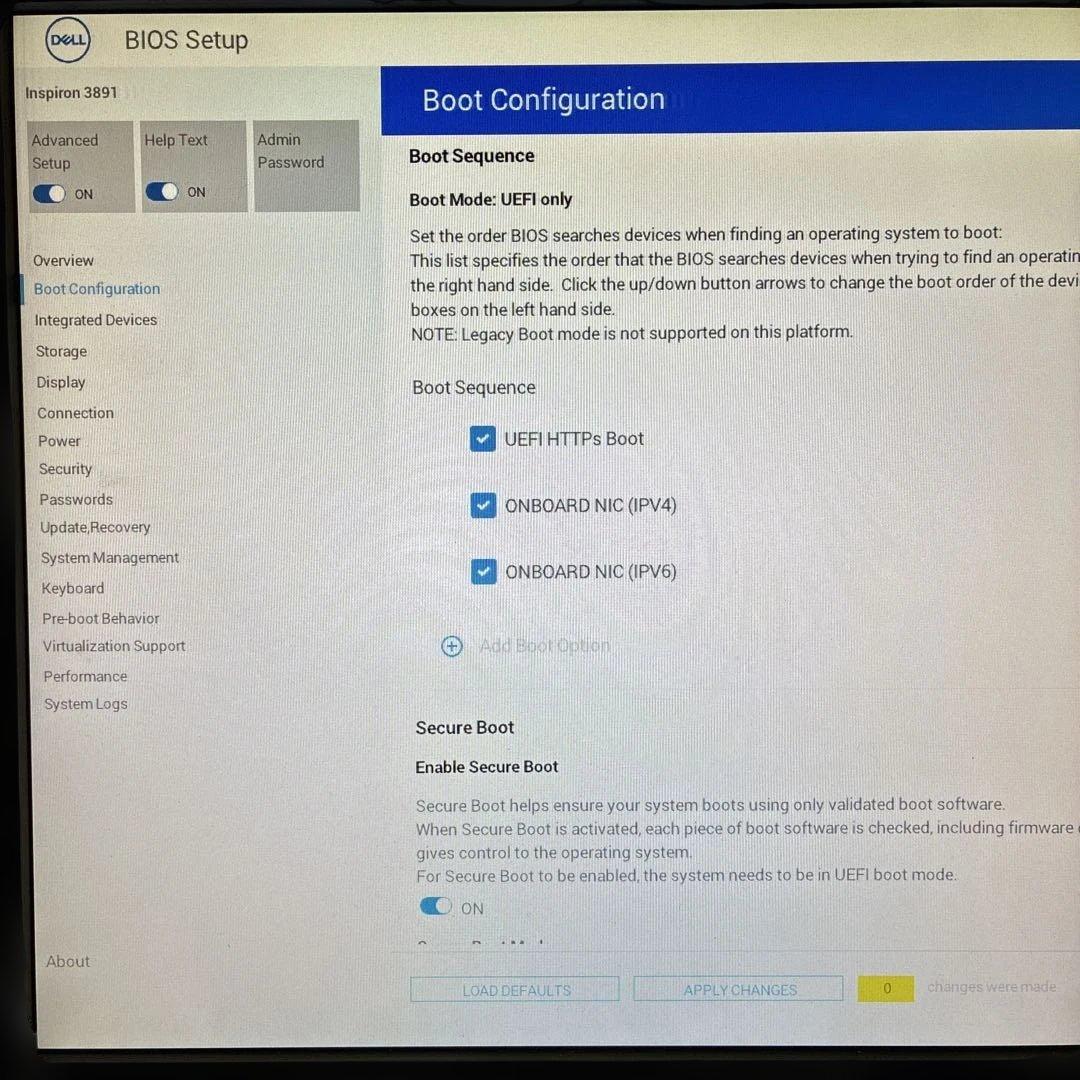 第11世代！Core i5！Inspiron3891！BIOS確認済ジャンク品