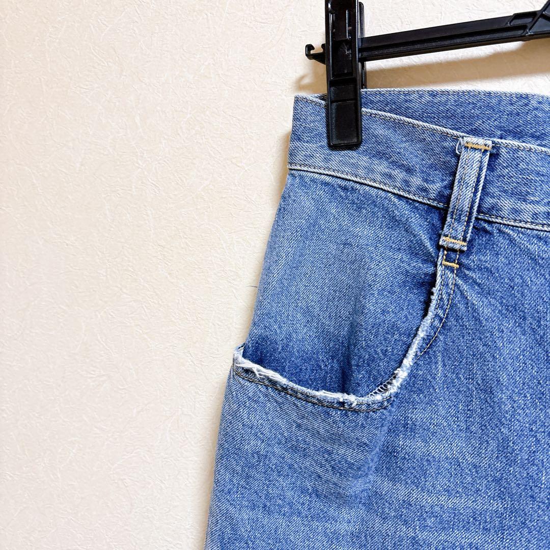 美品 Plage R’IAM WIDE デニム 36 ワイドデニム