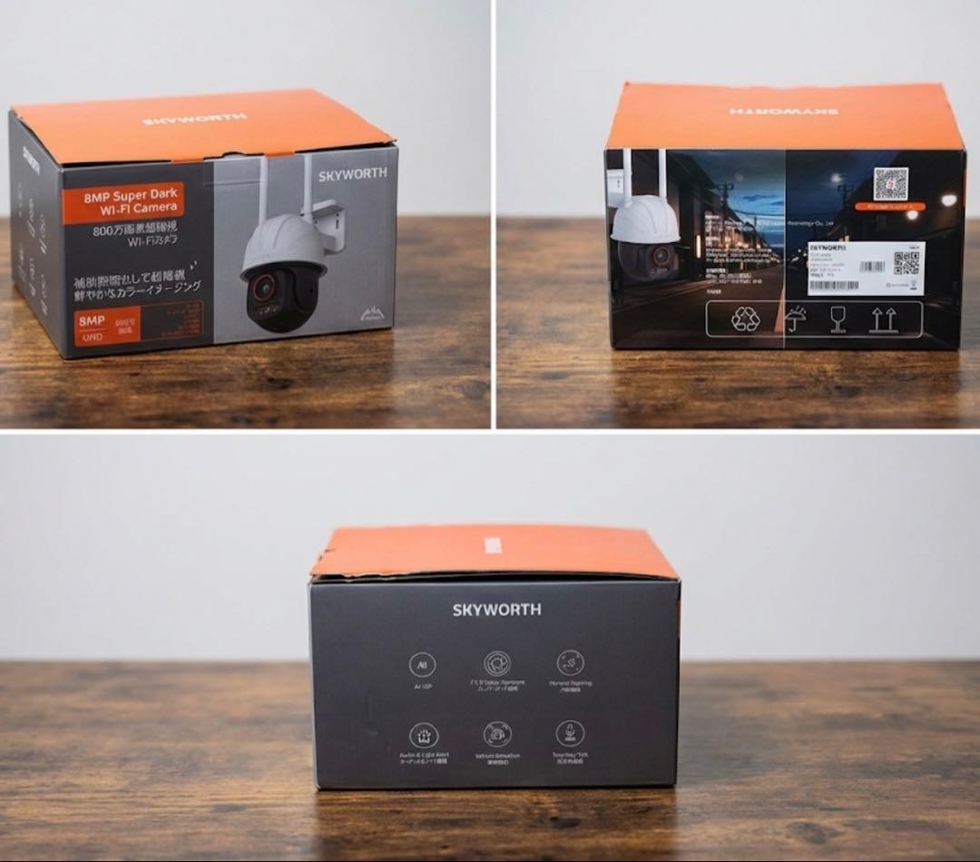 【新品】SKYWORTH 4K 800万画素 防犯カメラ LC2315 超暗視