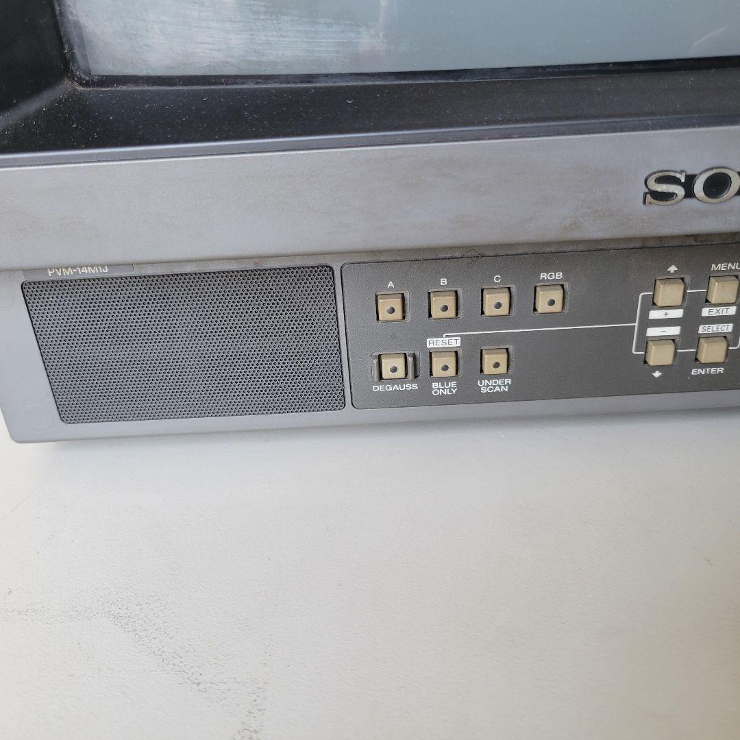 ①14型トリニトロンカラービデオピクチャーモニター PVM-14M1J SONY