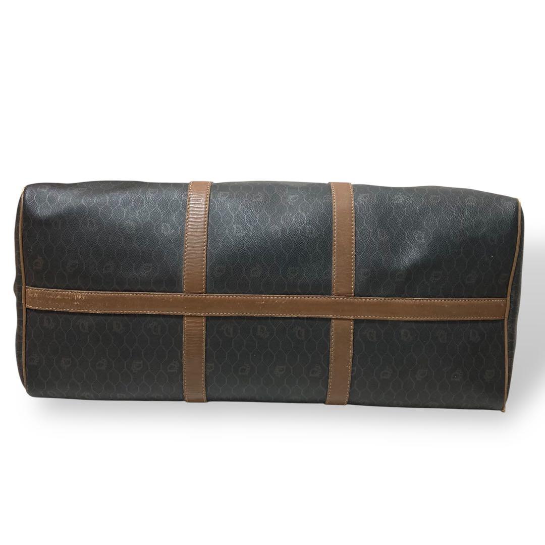 【良品】クリスチャンディオール　ボストンバッグ　　トロッター　ハニカム柄　PVC