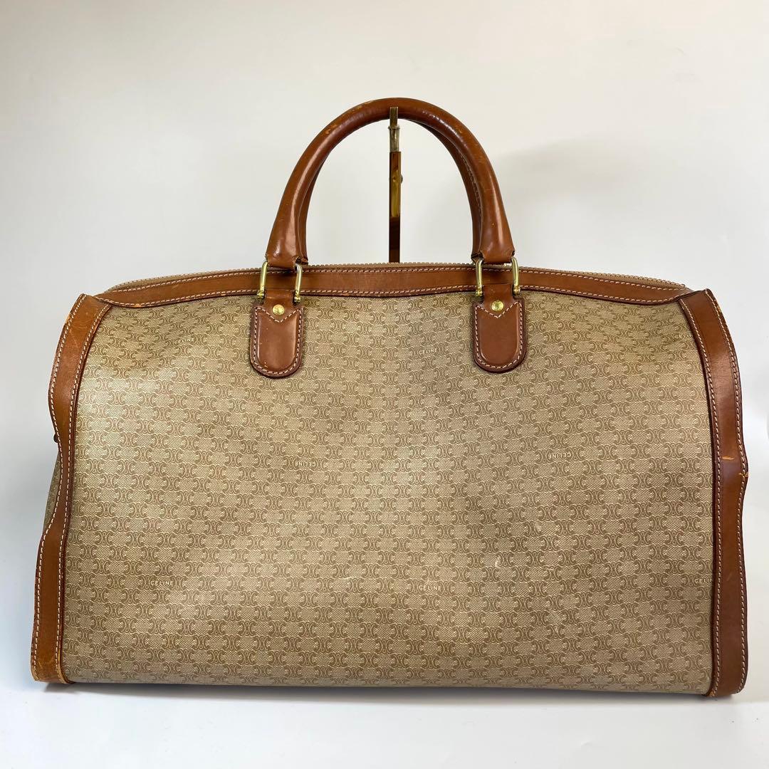 CELINE セリーヌ ボストンバッグ トリオンフ柄 PVC ユニセックス