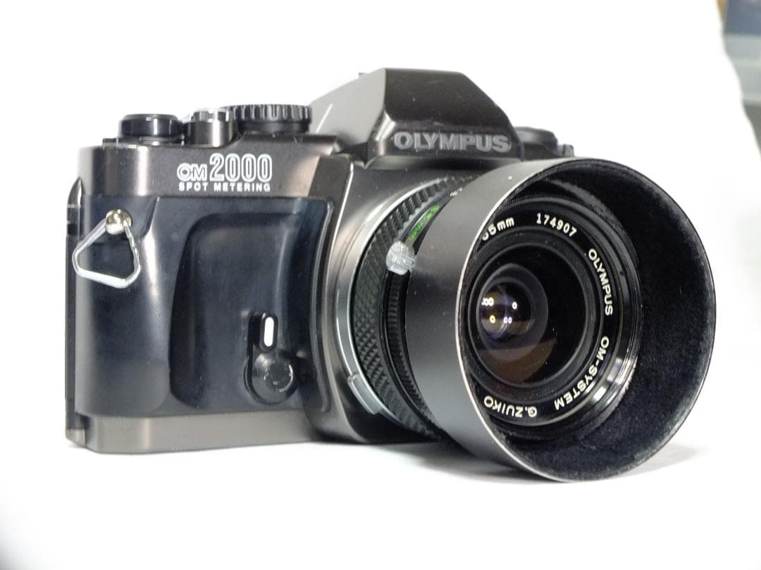 【実写確認整備品】オリンパスOM2000／Gズイコー35mmf2.8付