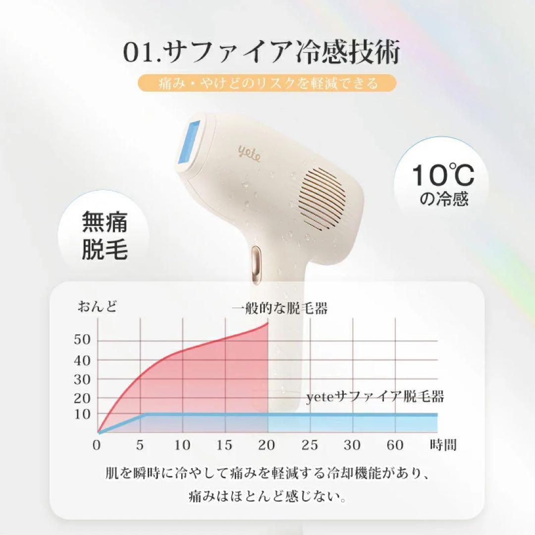 【最終値下げ】yete 脱毛器