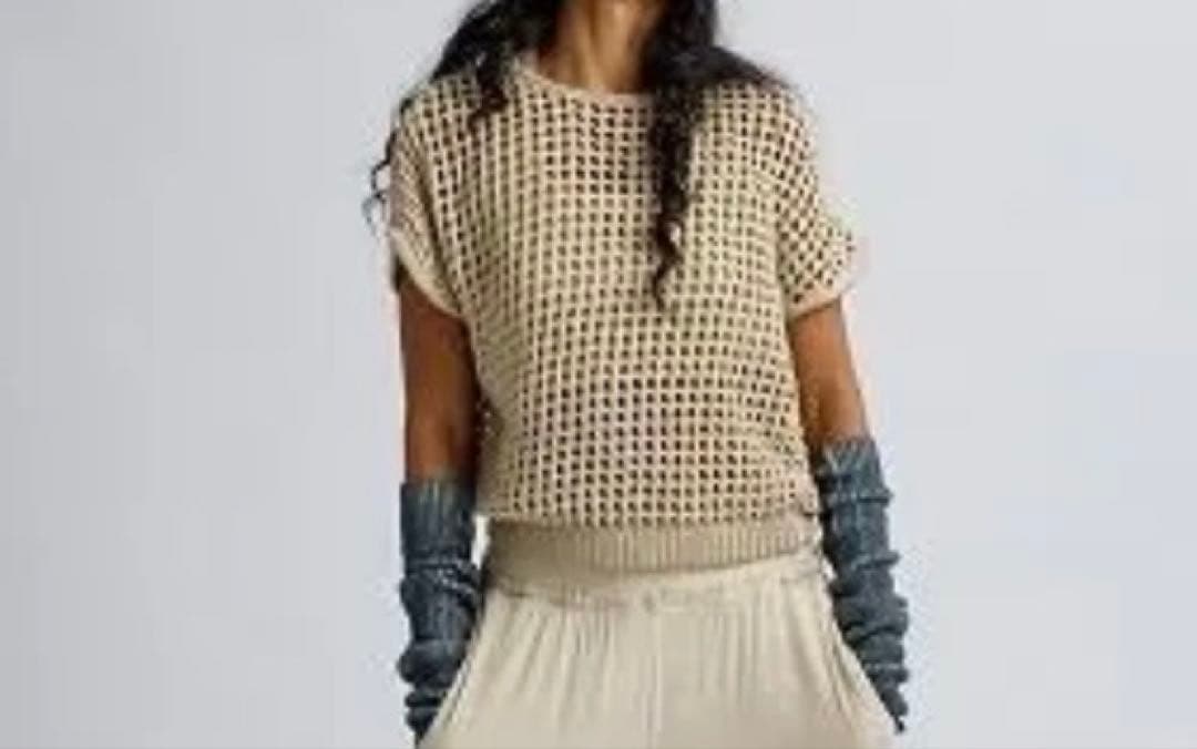 サルセーションY11 Mesh Knit Top