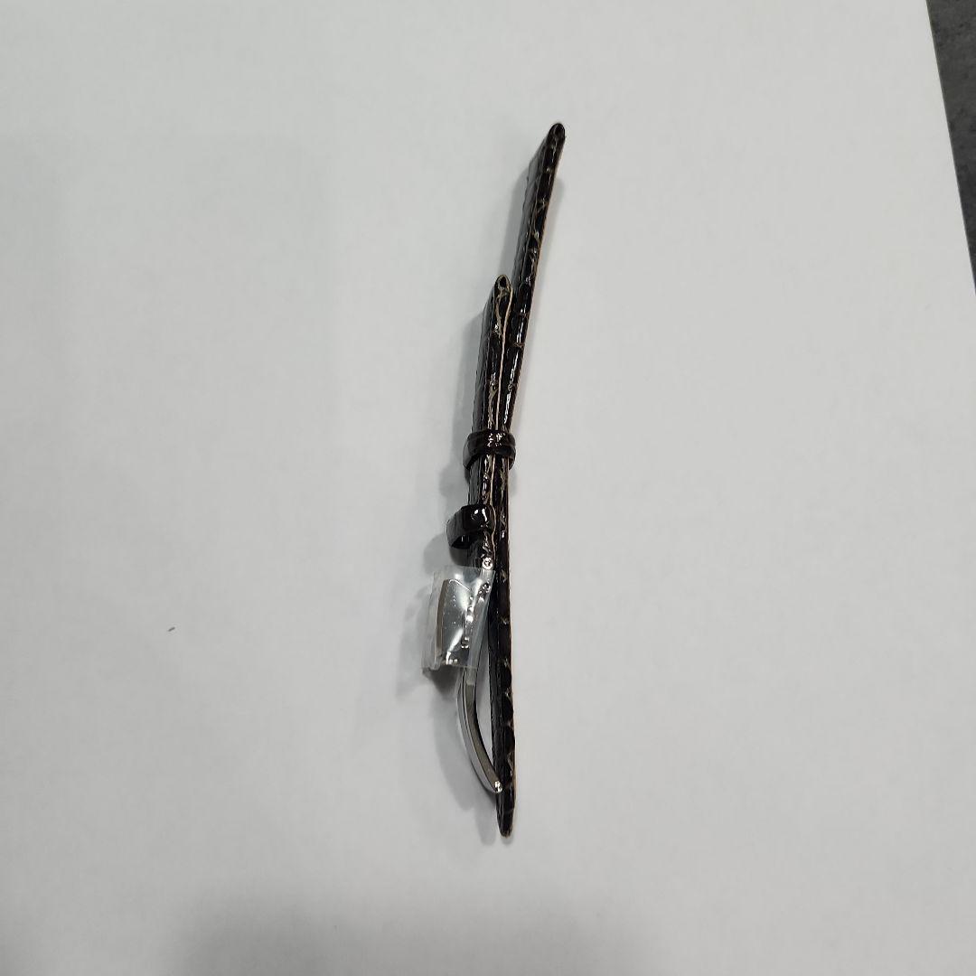 グランドセイコーSTGF289　ブラウンレザー 時計ベルト シルバーバックル