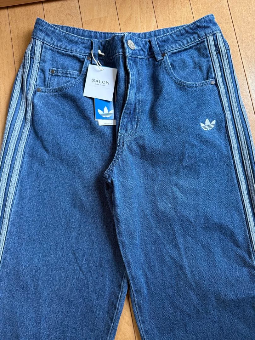 adidas サイドストライプ デニム【27】