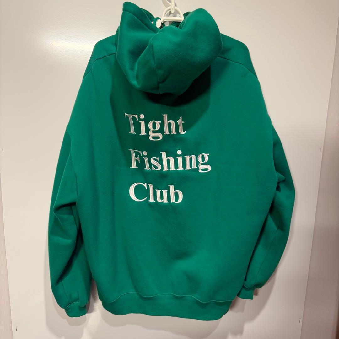 tightbooth chaos fishing club パーカー　緑　L