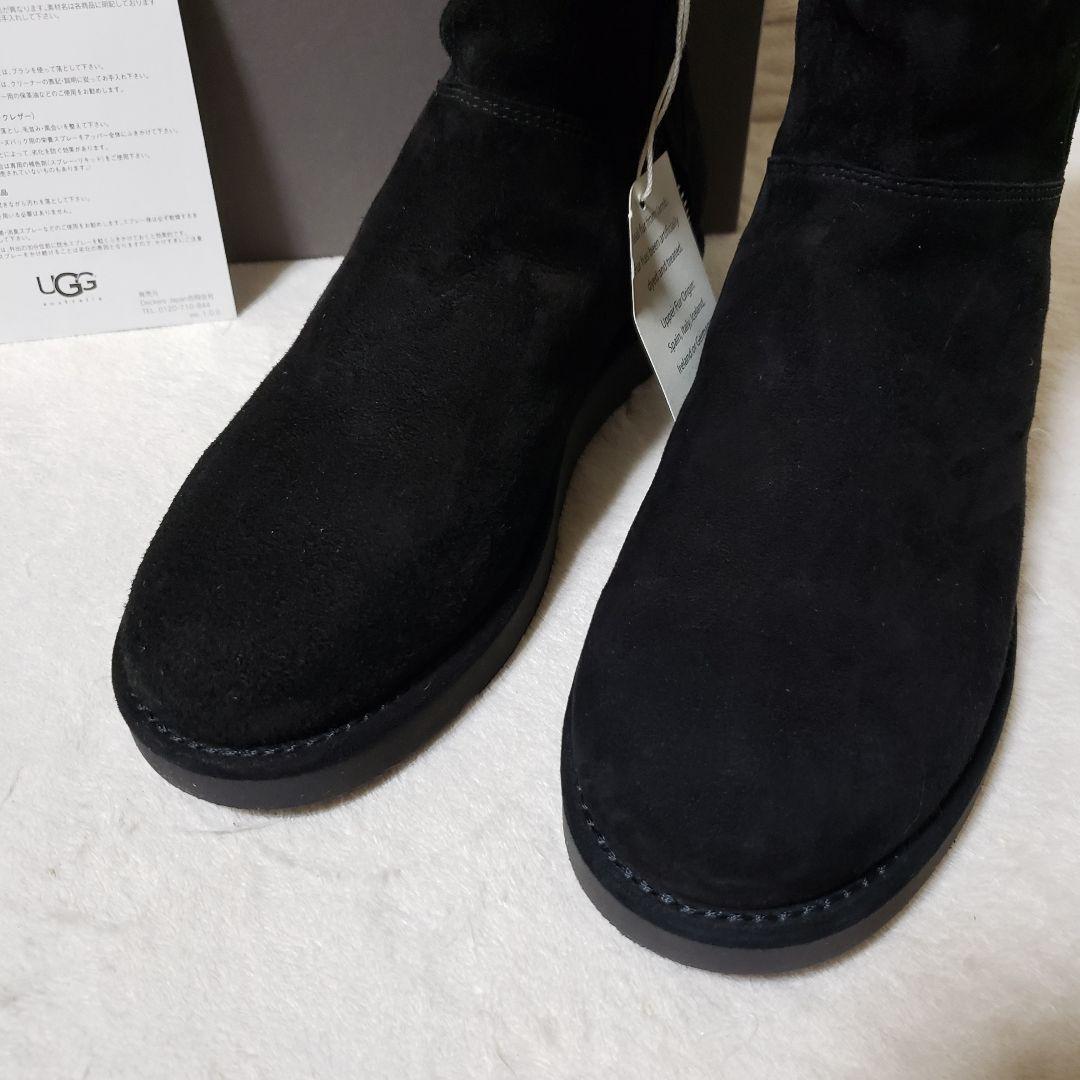 新品UGG（アグ）ムートンブーツ　ショートブーツ　アブリーショート　24㎝　黒