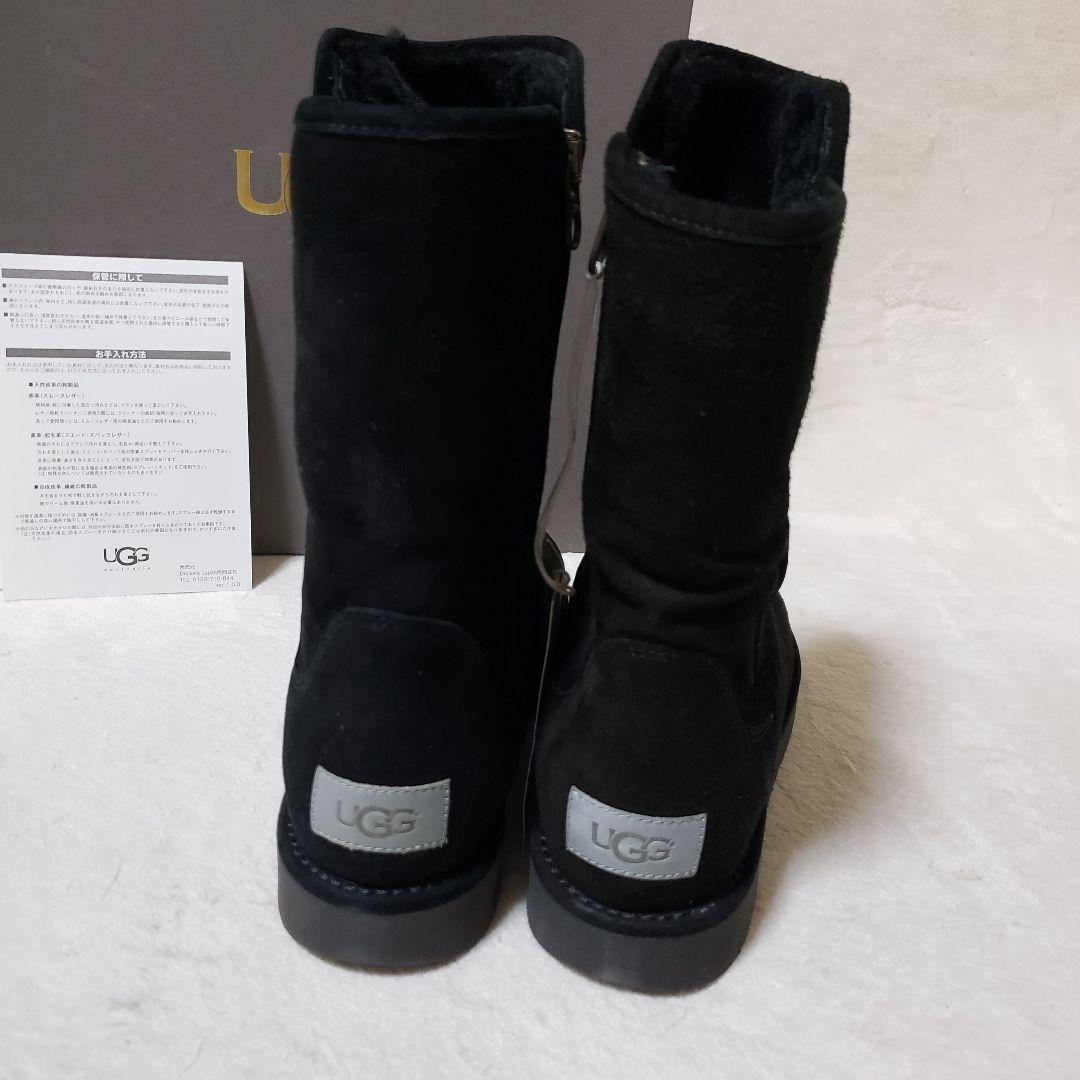 新品UGG（アグ）ムートンブーツ　ショートブーツ　アブリーショート　24㎝　黒