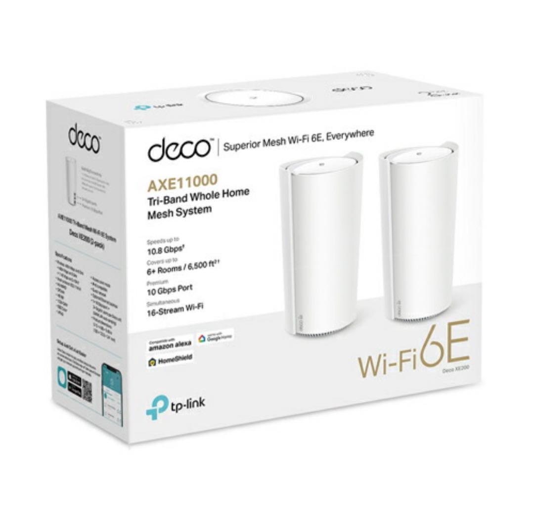 ルーター・ネットワーク機器 TP-Link AXE11000 Wi-Fi 6E Deco XE200 2p