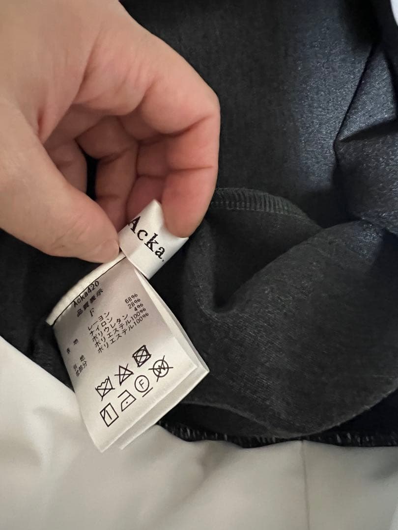 トップス acka shirt docking sweat