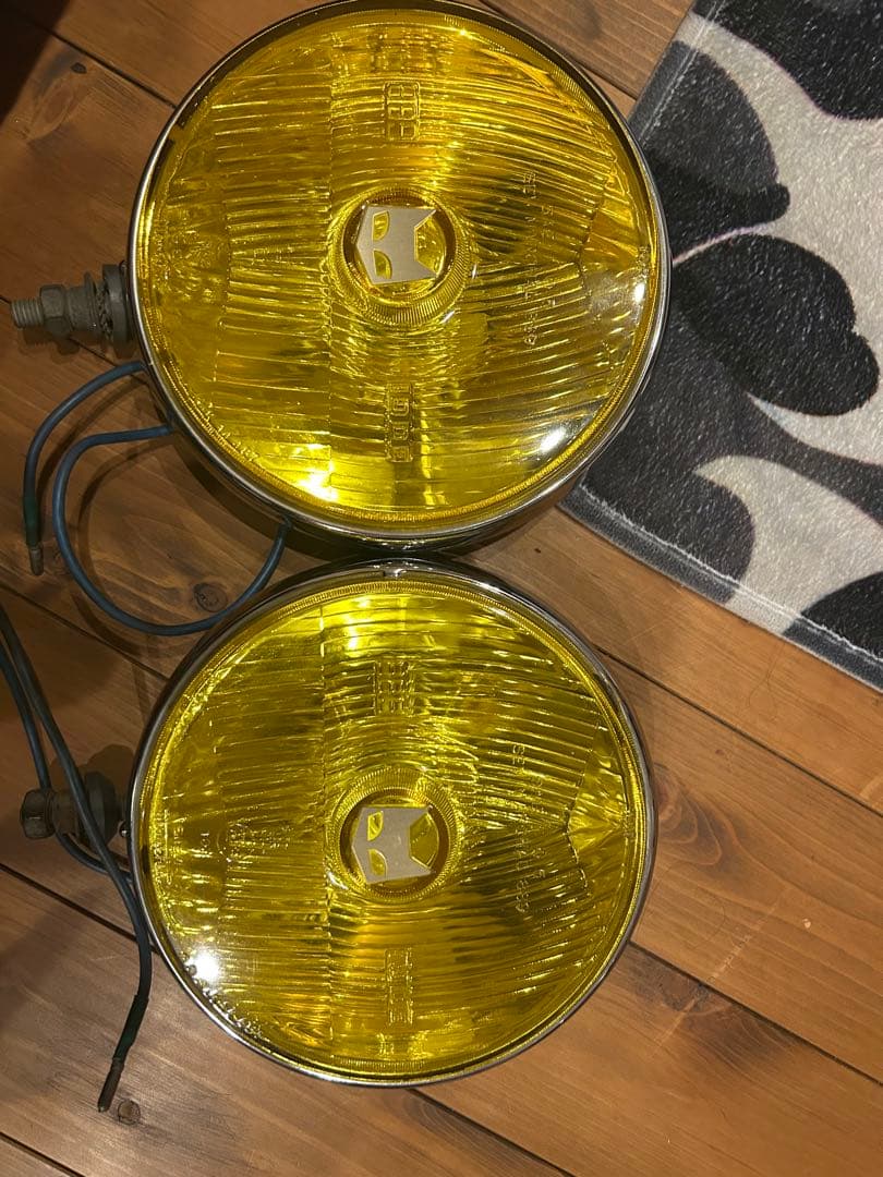 マーシャル フォグランプ イエローレンズ MARCHAL 当時物