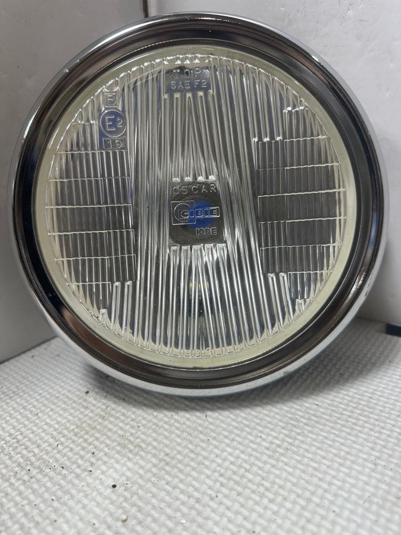 新品/当時物シビエスーパーオスカー凹みレンズ付きヘッドライトASSYマーシャル