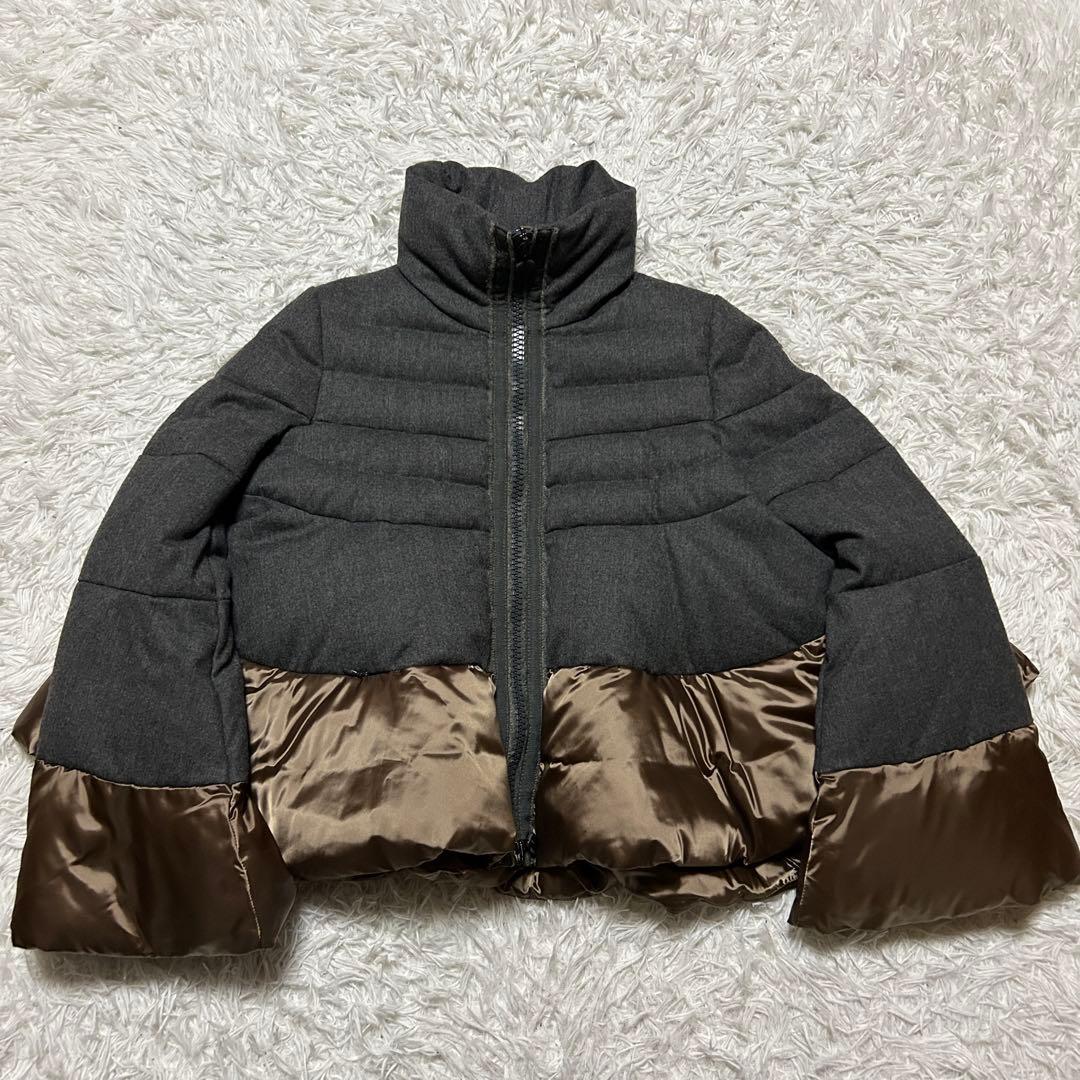 【美品】モンクレール×サカイ Sacai コラボ ワッペン ダウンジャケット