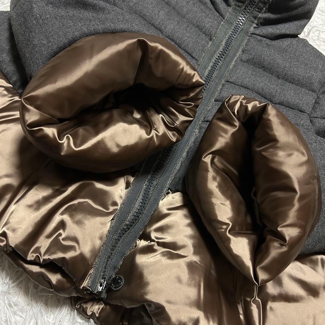 【美品】モンクレール×サカイ Sacai コラボ ワッペン ダウンジャケット