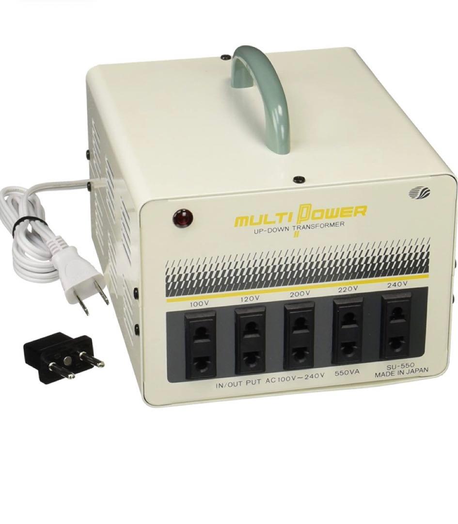 スワロー電機　マルチ変圧器MULTIPOWER 550VA