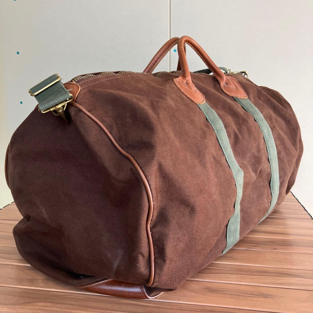 1980年代ビンテージ エルエルビーン レザーハンドル ボストンバッグ