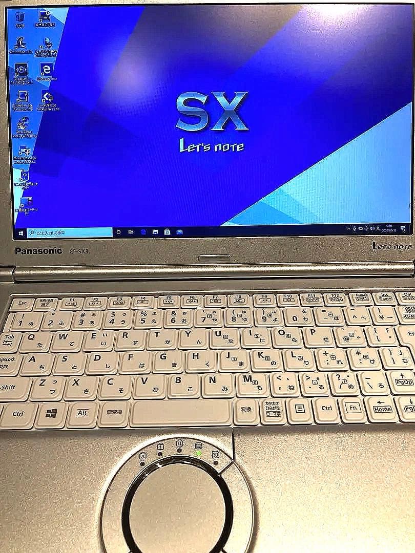 美品✨レッツノート CF-SX3｜i5｜電池7h維持｜純正AC｜DVD｜カメラ