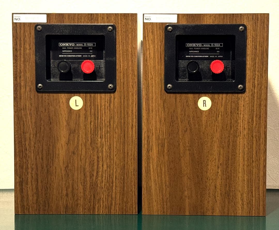 ONKYO D-102A 低域:12cm(エッジ交換済) 高域:2.5cmドーム