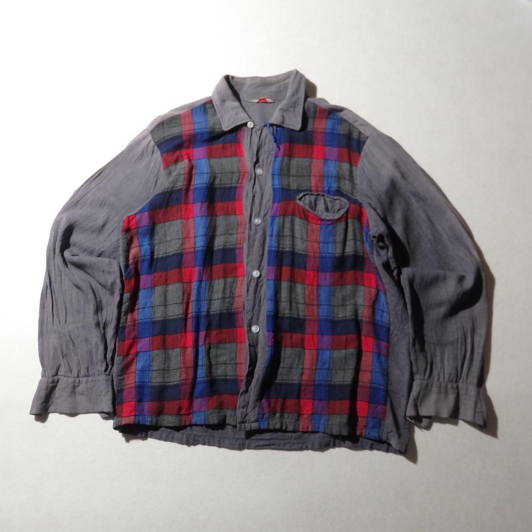 50s USA製 BUD BERMA ロカビリーシャツ