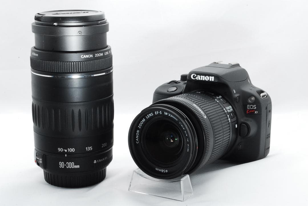 極上☘️初心者◎Canon Kiss X7＋18-55＆90-300mm軽量