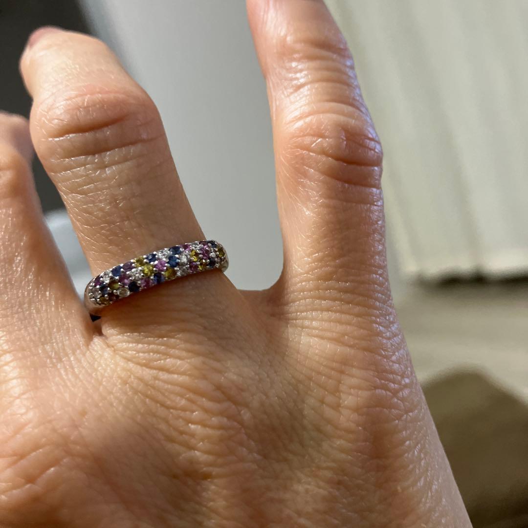 さくらんぼさま専用【ポンテヴェキオ】ピッコリーニ　K18 WG 9号サイズ