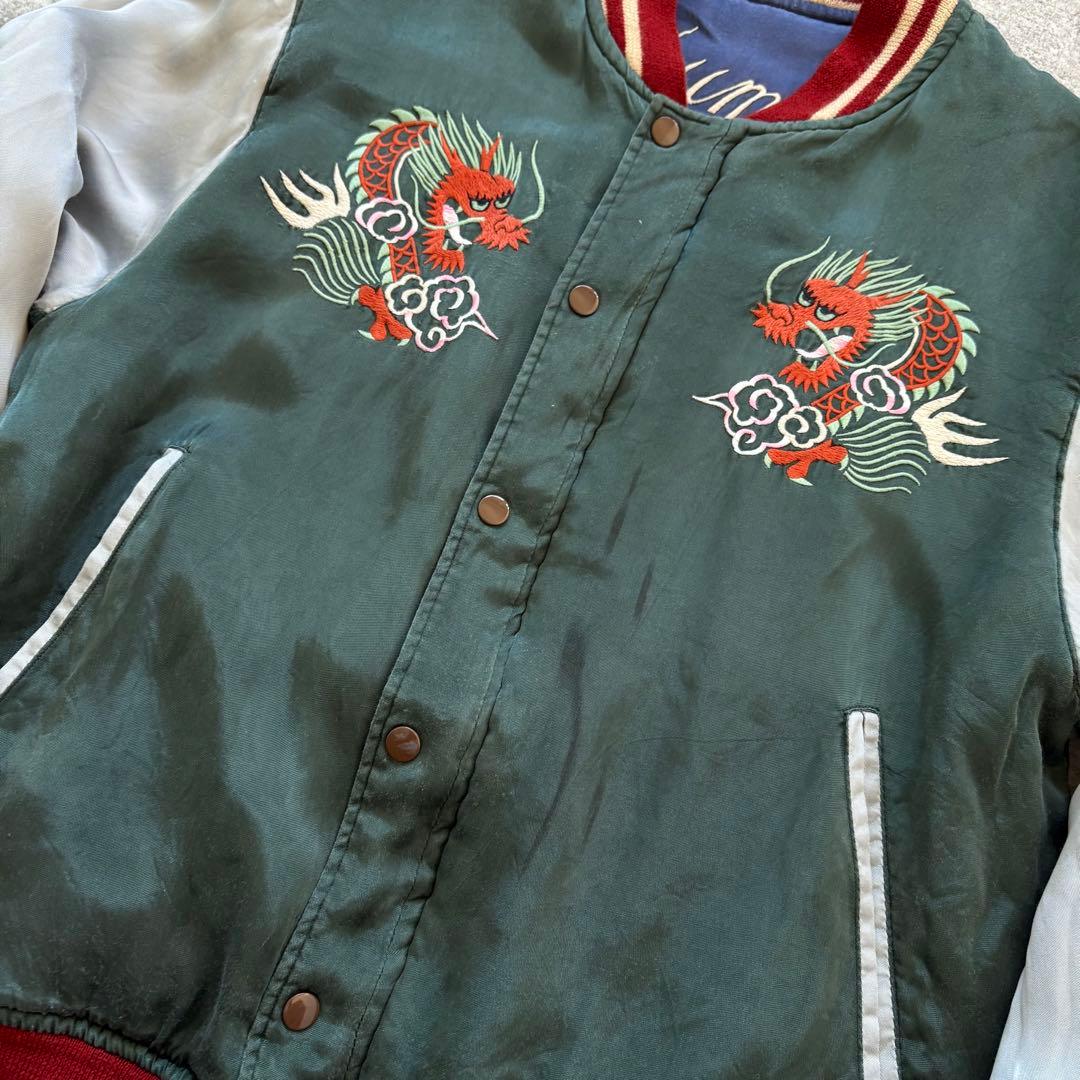 【Pherrow's】フェローズ 匠 15周年 天上界 竜宮城 スカジャン 刺繍