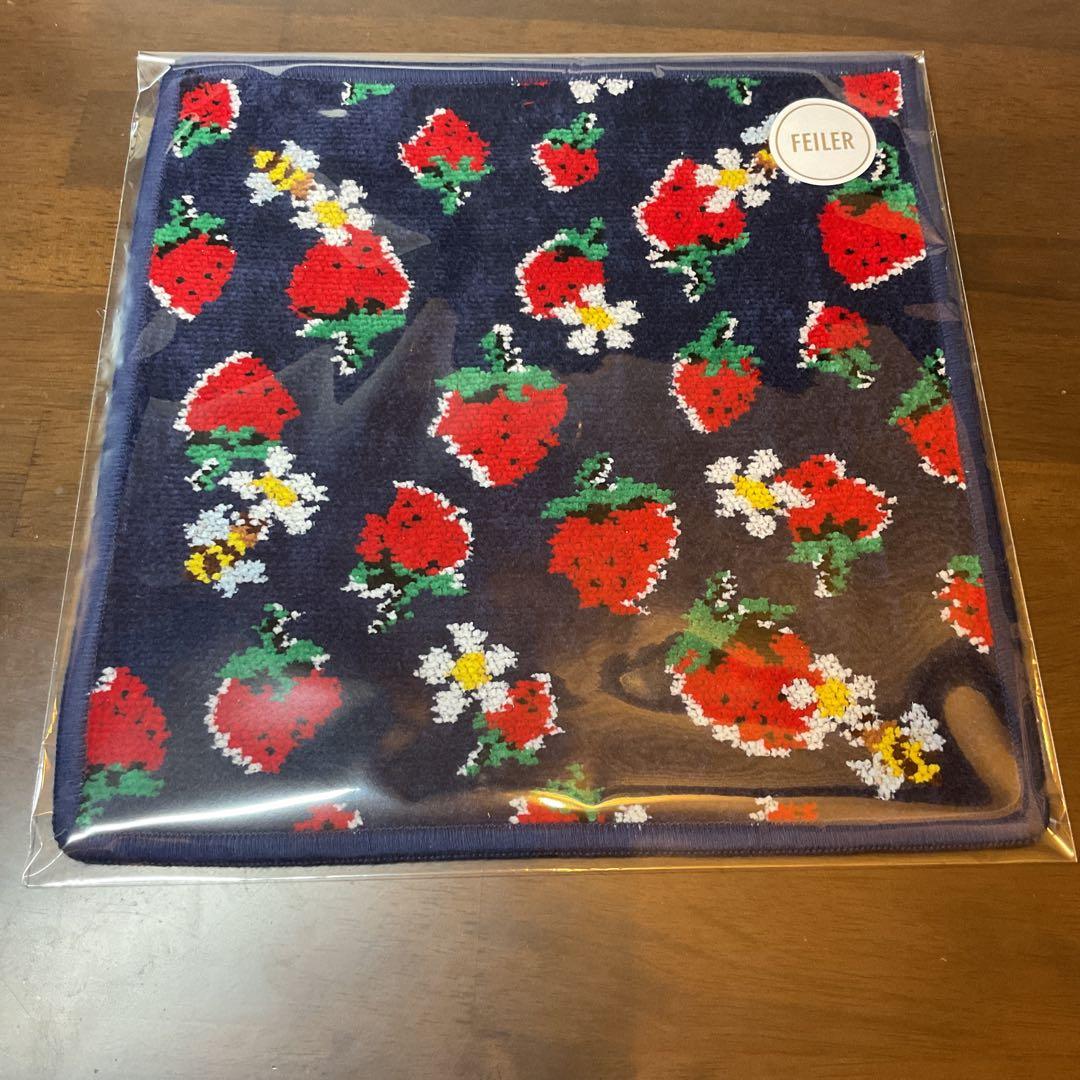 フェイラー　ミュベール　ハンカチ　ミュベールストロベリーセレナーデ　2枚セット