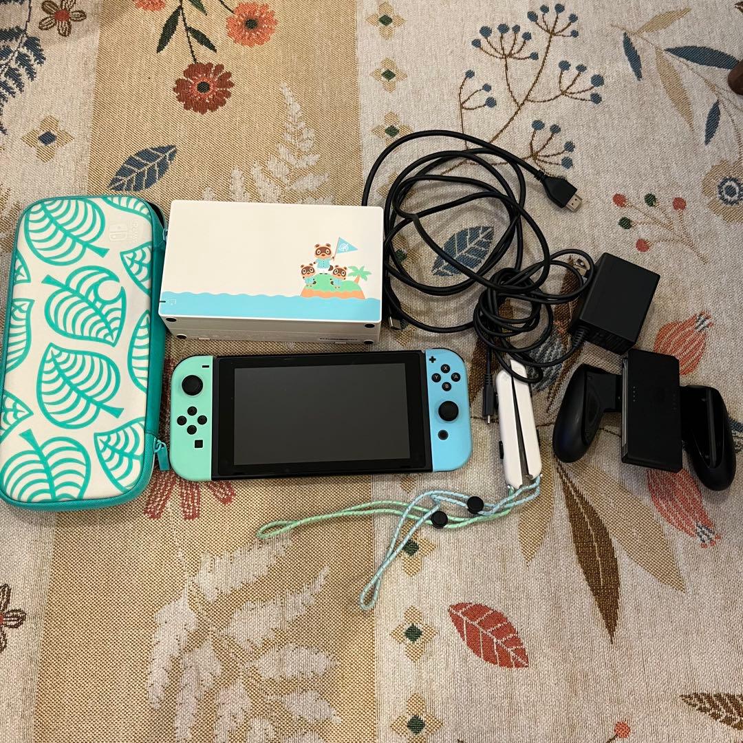 Nintendo Switch本体 付属品付き　あつまれどうぶつの森バージョン
