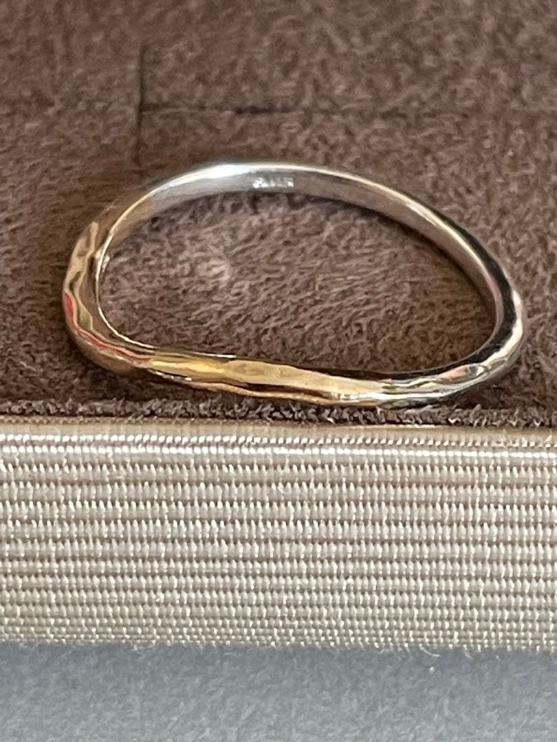 agete K10 SV コンビ 13号 リング