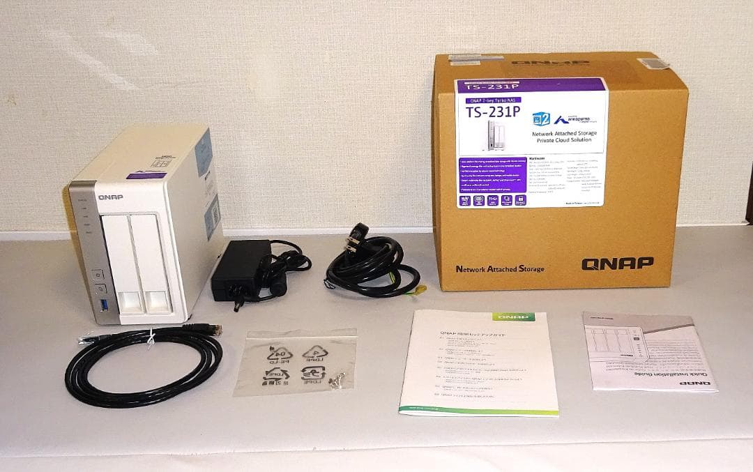 高速高機能！ SSD-4TB NAS QNQP TS-231P SSD使用約１月