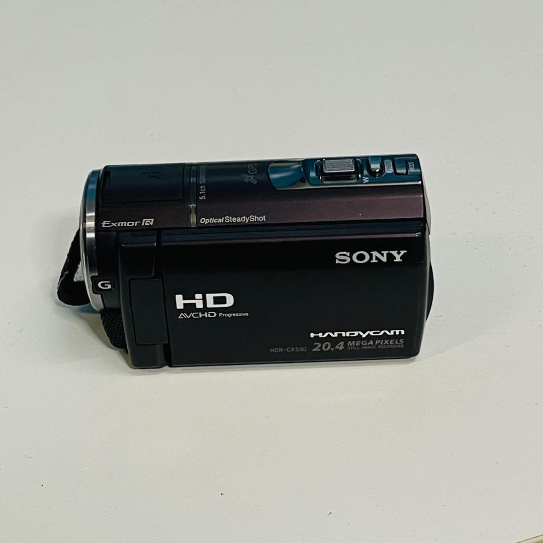 動作確認済SONY HDR-CX590V バッテリーなし