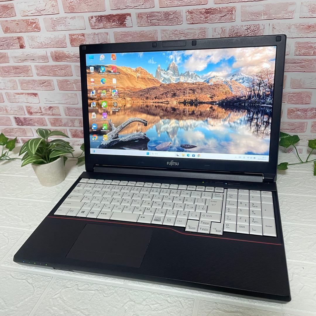 ★美品SSD128GB メモリ8GB★A574/M 高解像度 ノートPC291